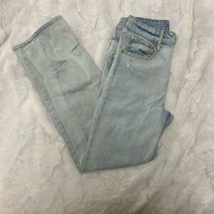 Light Blue High Rise Women's Jeans